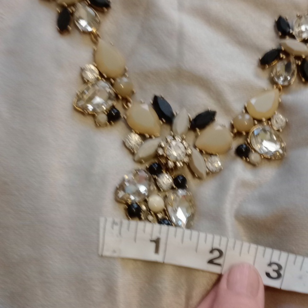 JCREW COLOURED STONES WITH RHINESTONE. STATEMENT PIECE - Picture 8 of 10
